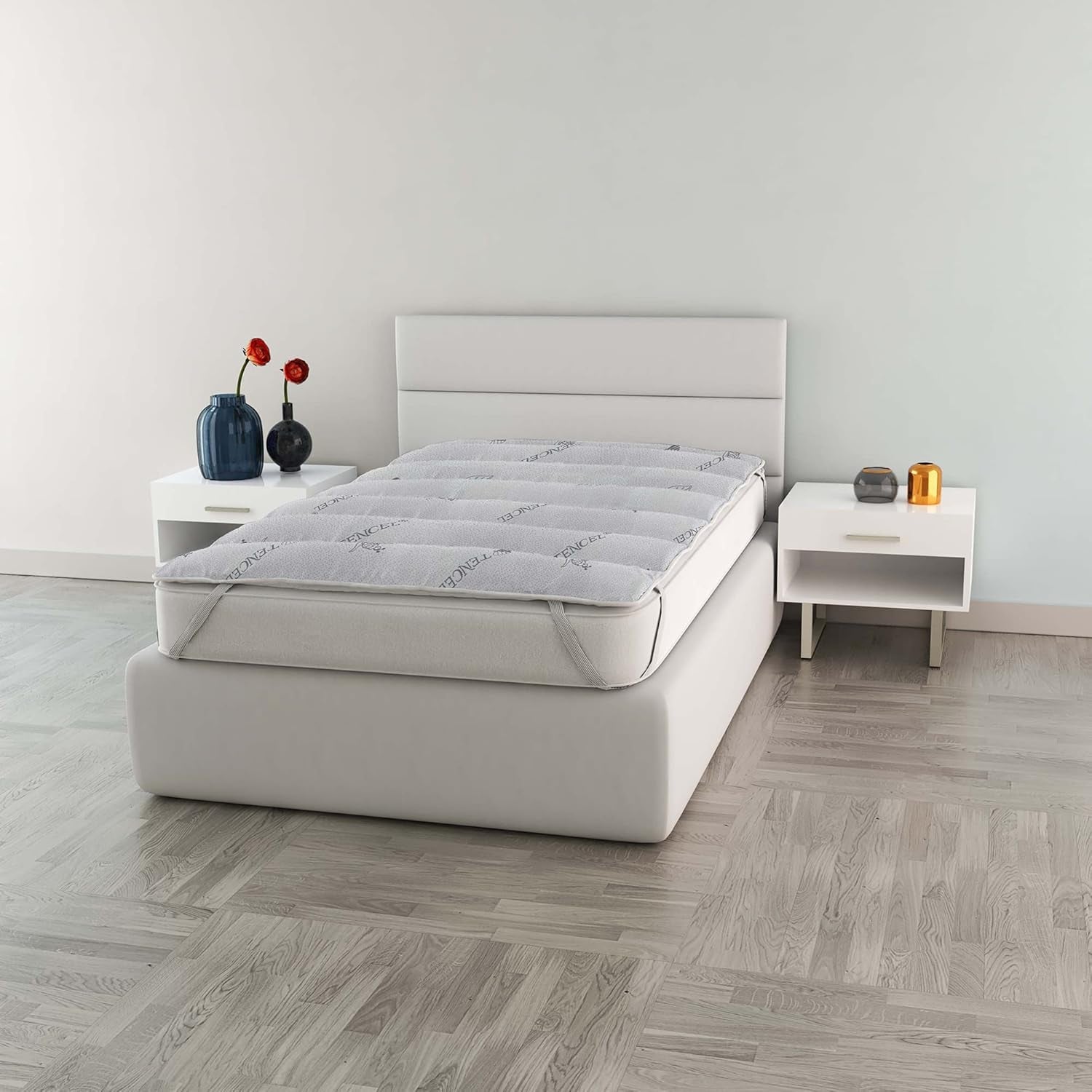 MB Home Italia, Topper, Thermocontrol, Tweepersoons 160X195 Cm Dekbedden en dekbedden Naty Shop Eenpersoons 80X195 Cm Tencel
