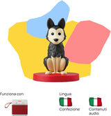 Geluidsfiguur - Gelukkig groeien - geluidsverhalen en sprookjes 4-6 jaar, Italiaanse versie, leerinhoud speelgoed voor jongens en meisjes Bebe Toys Naty Shop