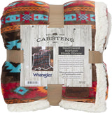 CARSTENS, INC. Wrangler Ultra Premium Throw Deken, superzacht, Sherpa Fleece, oversized, 137,2 x 172,7 cm, Southwest Horizon bedden en dekens Carstens, Inc. Southwest horizon