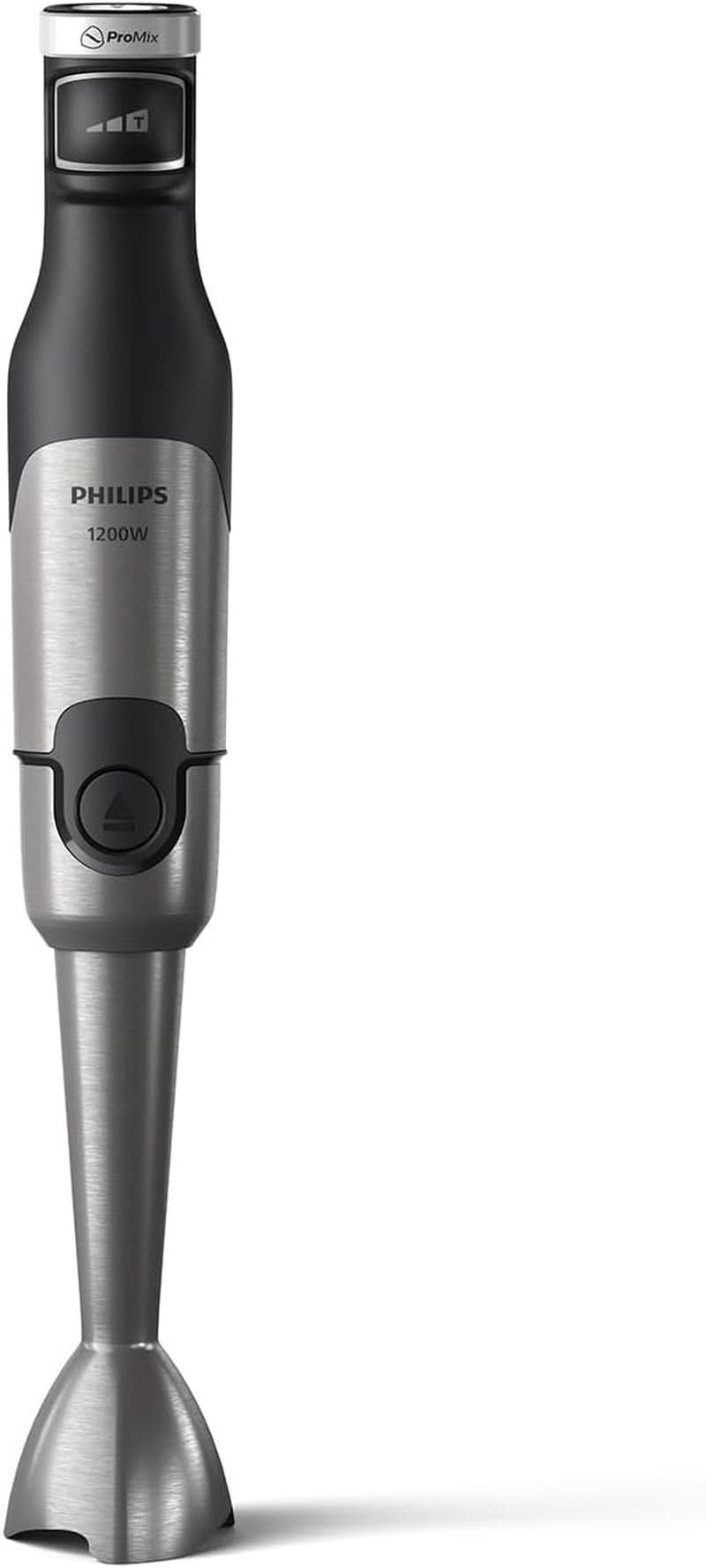 Philips 5000-Serie Stabmixer - 1200W Leistung. Promix-technologie. Led Geschwindigkeitsanzeiger. Stufenlose Geschwindigkeitseinstellung. Compact ontwerp. Leicht Zu Reinigen. Schwarz (HR2681/00) Keuken Naty Shop + Zerkleinerer, Kompakthacker, Schneebesen