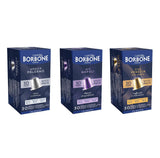 Caffè Borbone Verkostung Kit, 90 aluminium capsules: 30 Mia Napoli, 30 Ciao Venezia, 30 Magica Palermo, (3 x 30 Stück) – Compatibel met Kaffeemaschinen für den Hausgebrauch van het merk Nespresso®*