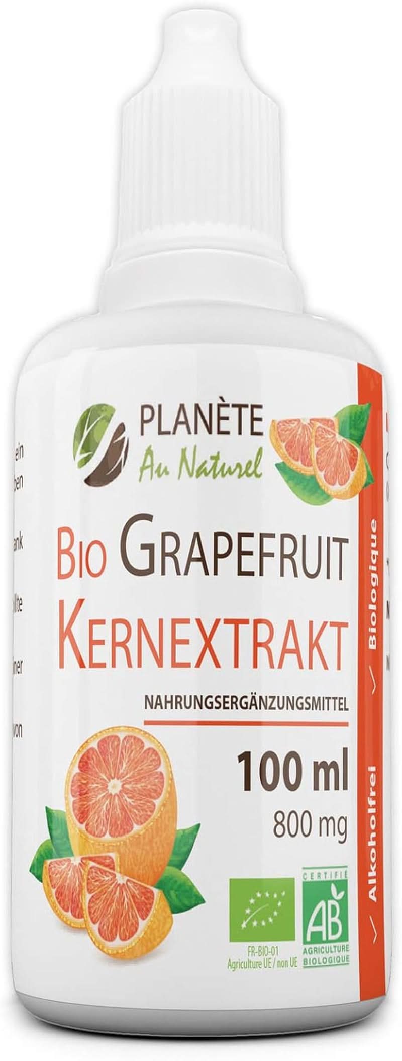 Biologisch grapefruitzaadextract 50 ml - alcoholvrij Arome Naty Shop 100 ml