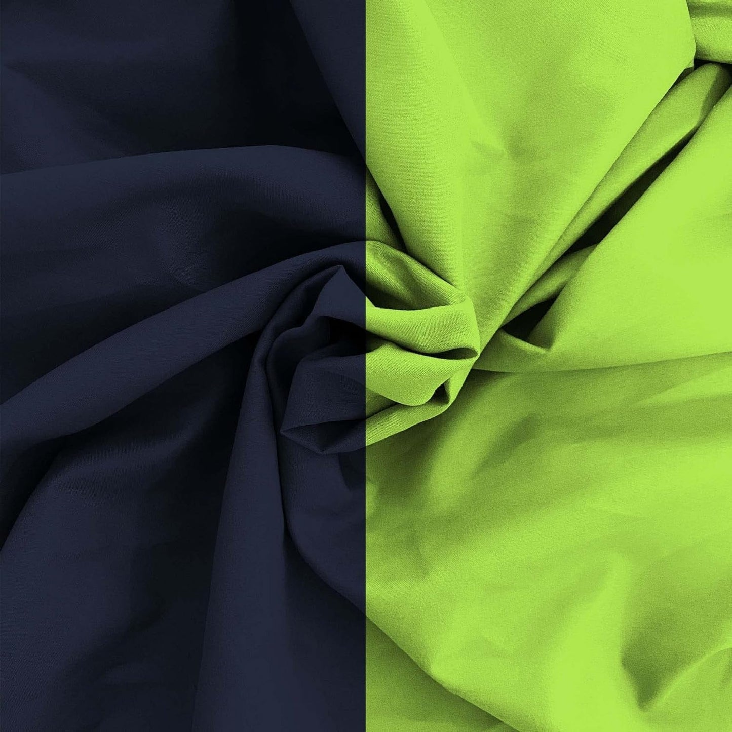 Elegant dekbed voor tweepersoonsbed 260 X 270 cm Donkerblauw/Appelgroen Bedden en dekbedden Besuche den Italian Bed Linen-Store