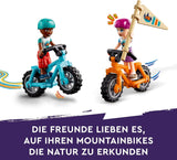 LEGO Friends Gezellige hutten op avonturenkamp, rollenspel voor buiten, kinderspeelgoed voor meisjes en jongens vanaf 7 jaar met 3 figuren en vos, kampeerspeelgoed 42624 Bouwsets Besuche den LEGO-Store
