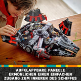 LEGO Star Wars Dark Millennium Falcon, ruimteschipset, bouwspeelgoed voor kinderen, verjaardagscadeau voor jongens, meisjes en fans, avonturenspeelgoed 75389 Bouwsets Besuche in LEGO-Store