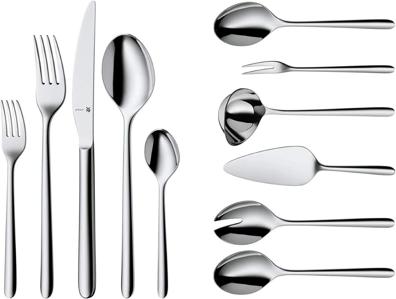 WMF Flame plus bestekset voor 12 personen Kitchen Naty Shop Single Bestekset