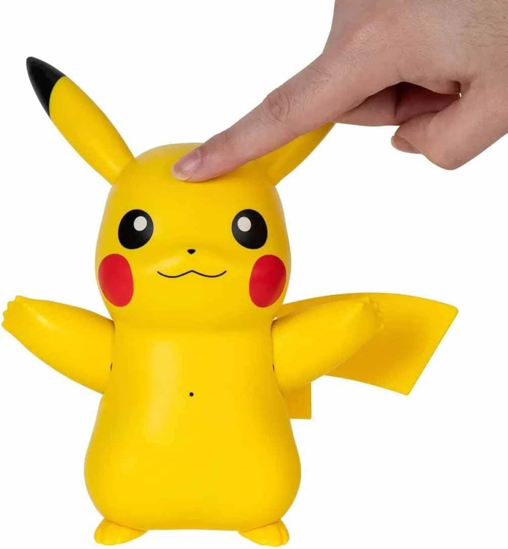 Pokémon PKW3330 - Deluxe My Partner Pikachu, officiële Pikachu met licht, geluid en beweging Actiefiguren Naty Shop