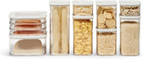 Mepal Set van 9 Voorraadpotten met Deksels - Rechthoekige Voedselcontainers - Plastic Keukenorganizer - Luchtdichte Voorraadcontainers - 7 Voorraadpotten en 2 Voedselvoorraadpotten - Wit Naty Shop Voedselbewaardozen Standaardtitel