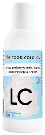 Kleurstofset met eetbare inkten voor plotters 6 x 100 ml | Lichtcyaan | Cyaan | Lichtmagenta | | Magenta | Geel | Zwart | Eetbare bedrukking, Waferpapierbedrukking, decoratieve taarttopping