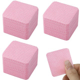 300 Stück Nagellackentferner Pads, Fusselfreie Nägel Wattepads Für Nägel Nagellackentferner Pluisvrije nageldoekjes Cleaner Gelnägel - Rosa