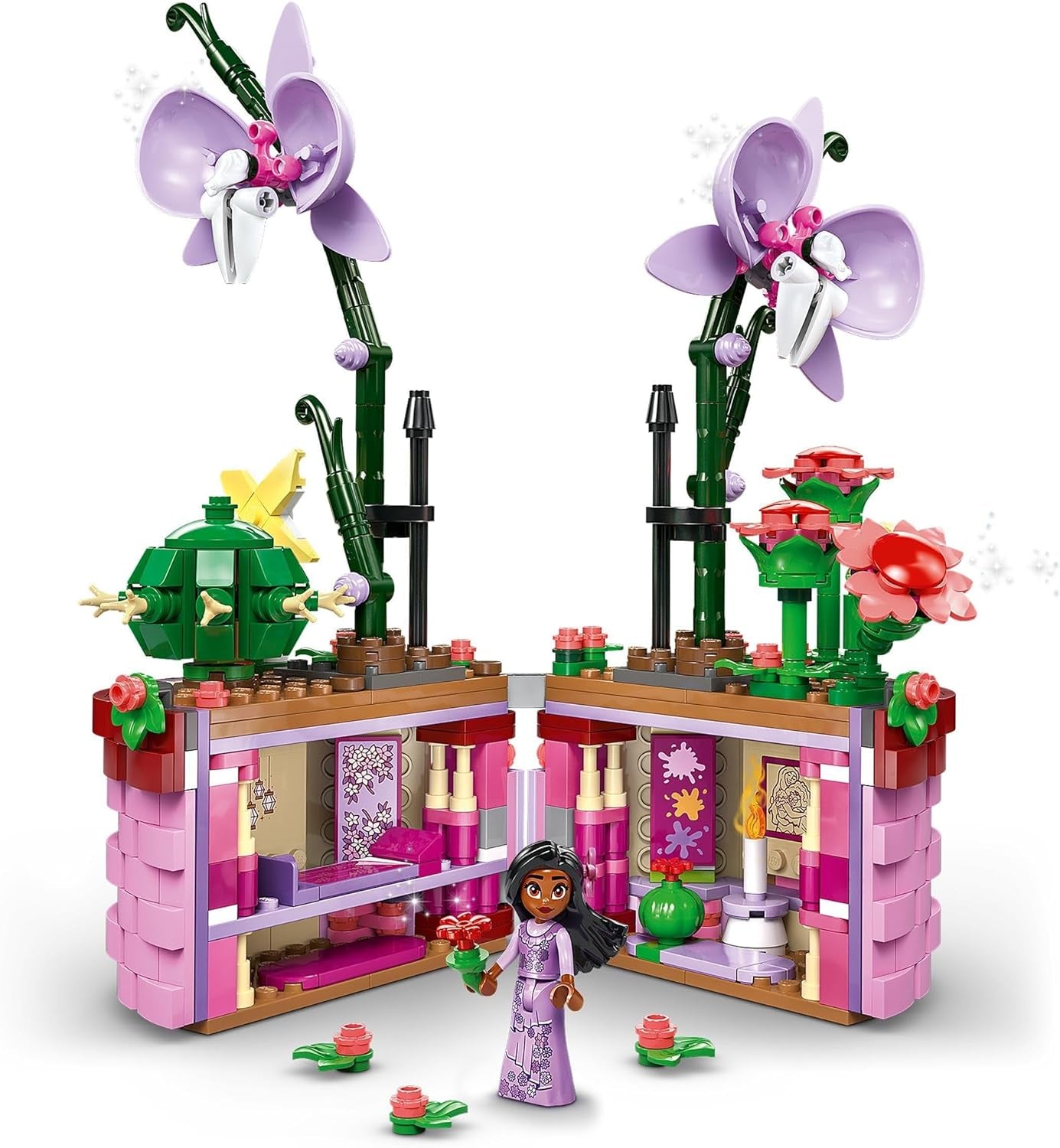 LEGO Ç€ Disney Encanto Isabella's bloempot, kinderbouwspeelgoed orchideeset, decoratieve bouwset met filmpersonage minipop, cadeau-idee voor meisjes en jongens vanaf 9 jaar 43237 Bouwsets Beuche den LEGO-Store