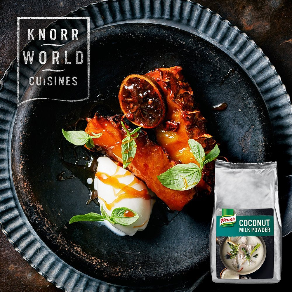 Knorr Kokosmilch Pulver (Melkpoeder aus 20 frischen Kokosnüssen, ergibt 6,6 Liter Kokosmilch) 1er-pakket (1 x 1 kg)