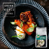 Knorr Kokosmilch Pulver (Melkpoeder aus 20 frischen Kokosnüssen, ergibt 6,6 Liter Kokosmilch) 1er-pakket (1 x 1 kg)