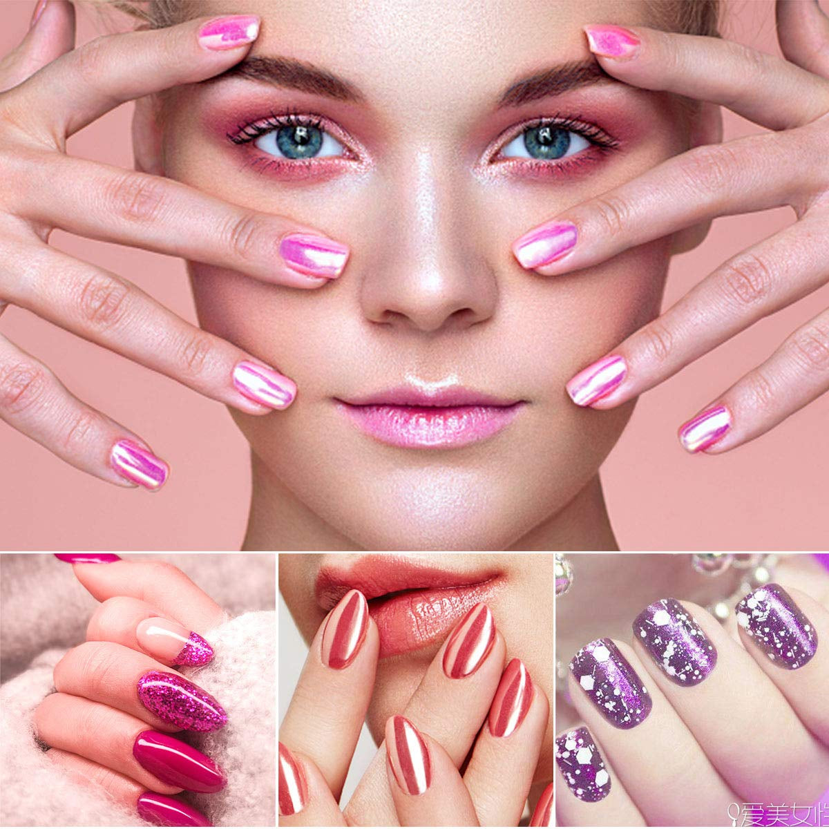 Kunstnagels 500 stuks natuurlijke kleur kunstmatige kunstnagels 10 maten DIY acryl met doos nagelborstel nagelriemschuiver nagelvijl