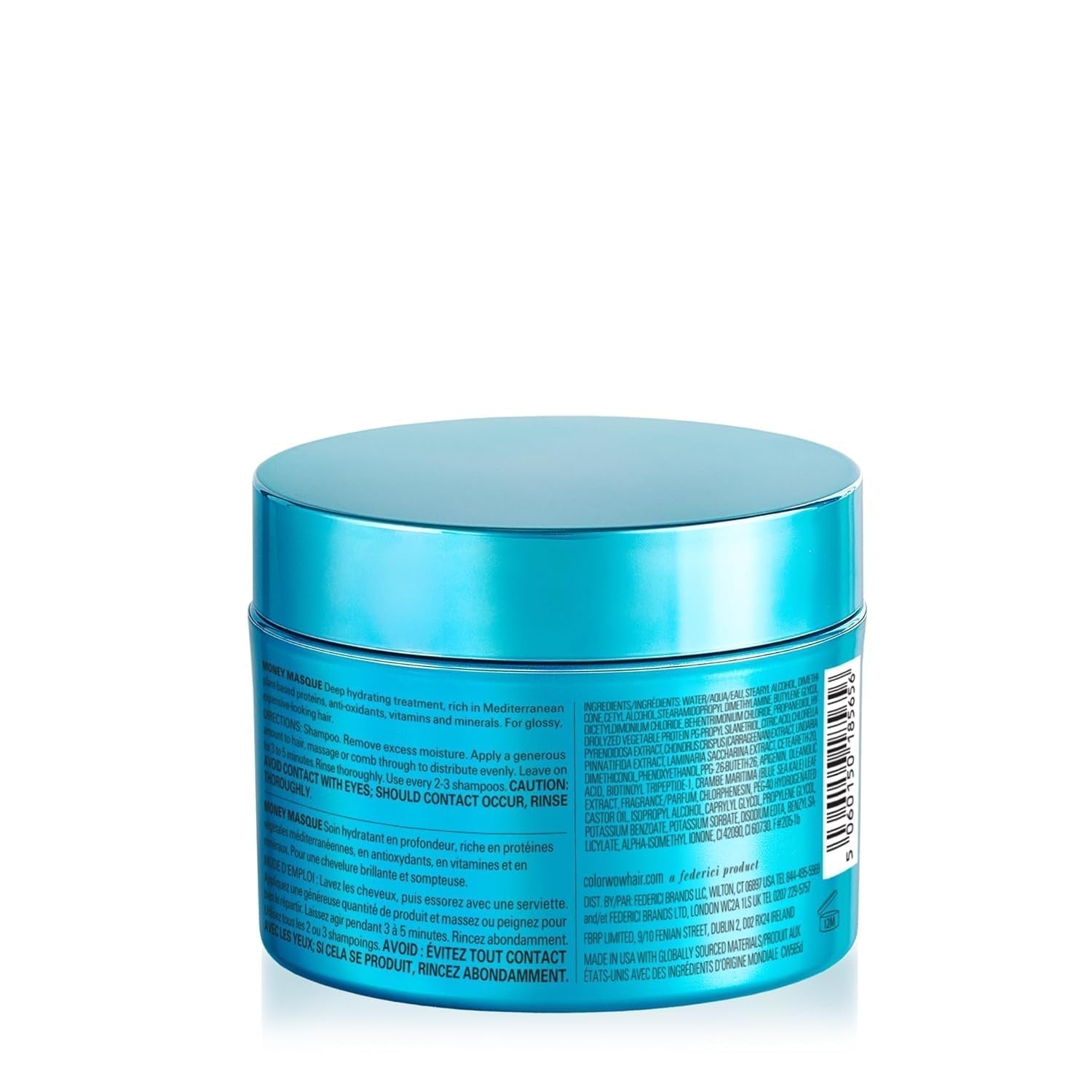 COLOR WOW Moisturizing Hair Mask Money 215 ml - masker voor droog en beschadigd haar, haarhydratatie - verzorging en thermische bescherming voor haar, blauw Haarmasker Naty Shop