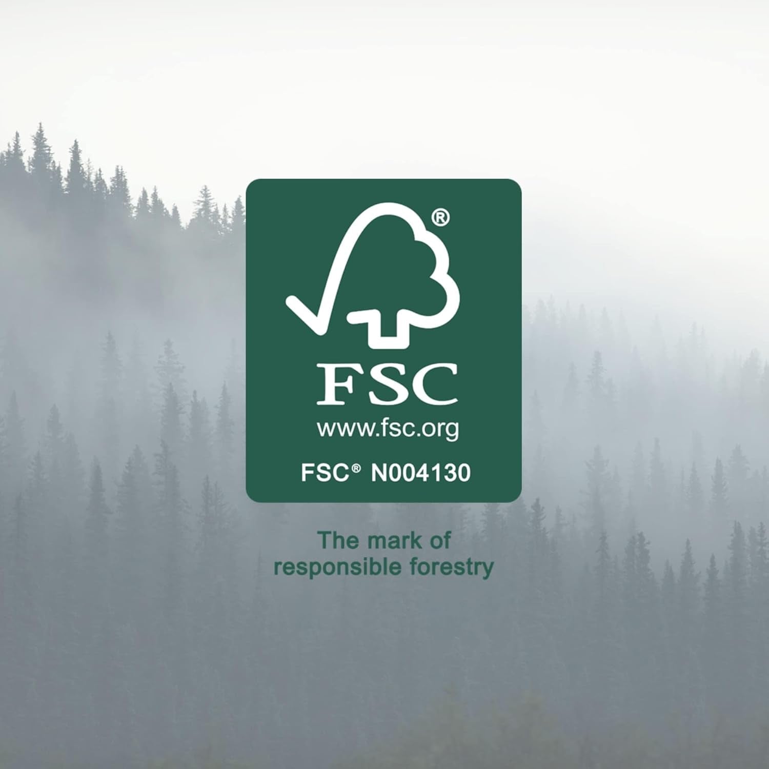 By Amazon Keukenrol, 3-laags, 16 rollen (4 rollen, 4 stuks), 64 vellen per rol, FSC-gecertificeerd