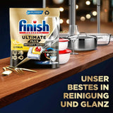 Finish Ultimate plus Infinity Shine Citrus Dishwasher Tabs - Tabletten voor vaatwasser, intensieve reiniging - 105 capsules, citroen Naty Shop