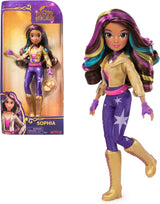 Unicorn Academy Deluxe Masked Ball Sophia - pop van 24 cm uit de populaire Netflix-serie met 2 outfits, klassiek aankleden en rollenspel, vanaf 4 jaar Naty Shop Dolls Sophia pop aankleden