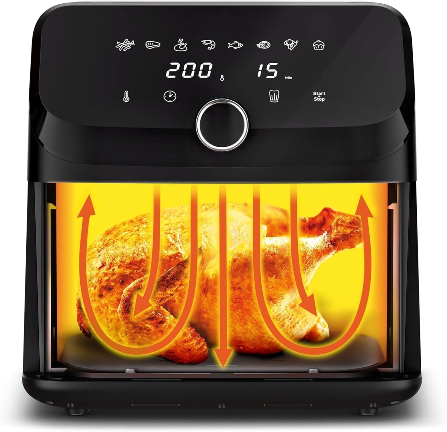 Tefal Easy Fry Mega Heteluchtfriteuse, inhoud 7,5 liter, maximaal 8 personen, EY8558E0 Apparaten Naty Shop