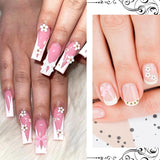 1 Karton Nail Art Charms, 3D Bloemen Nagelkunst Charms, Acryl Blumen Nagel Strass Mit Ornamenten, Nagel Edelsteine, Nagel Zubehör Für Mädchen, Nagelkunst Decoratie, DIY Handwerk Nail Design
