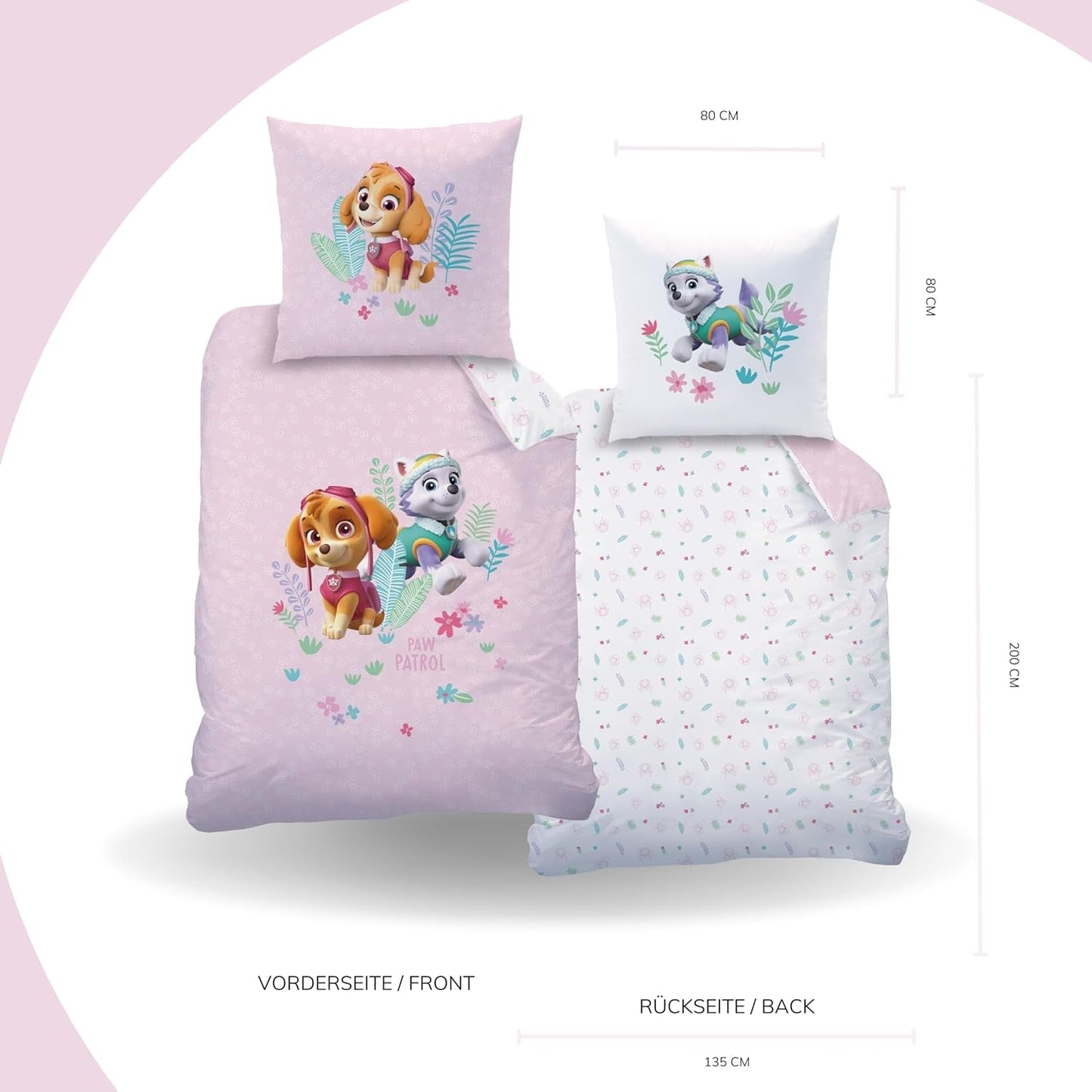 Beddengoed, Paw Patrol, 100% katoen Beddengoed - kinderen Naty Shop