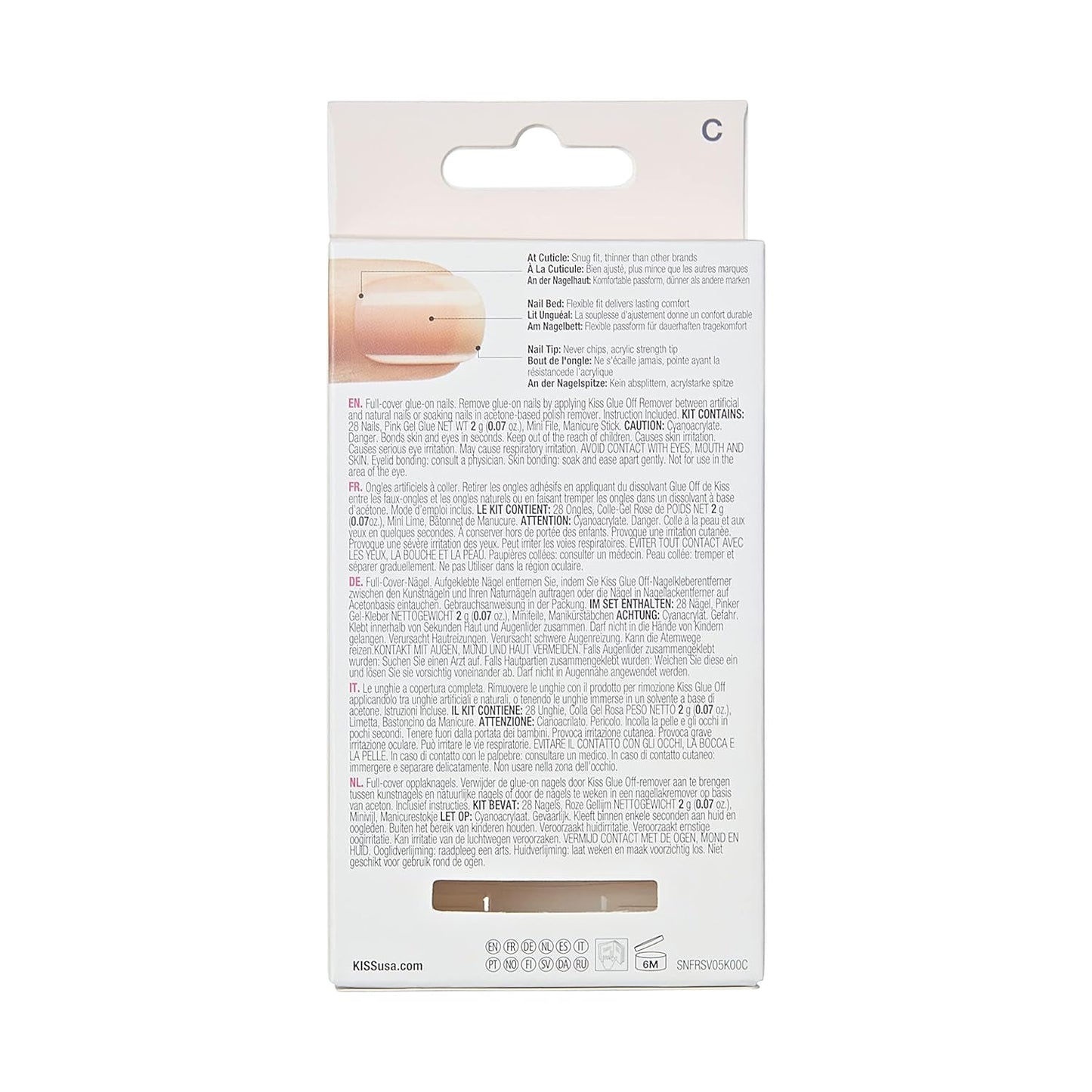 Kiss Nude Nails Amazing Nails (pak van 2)