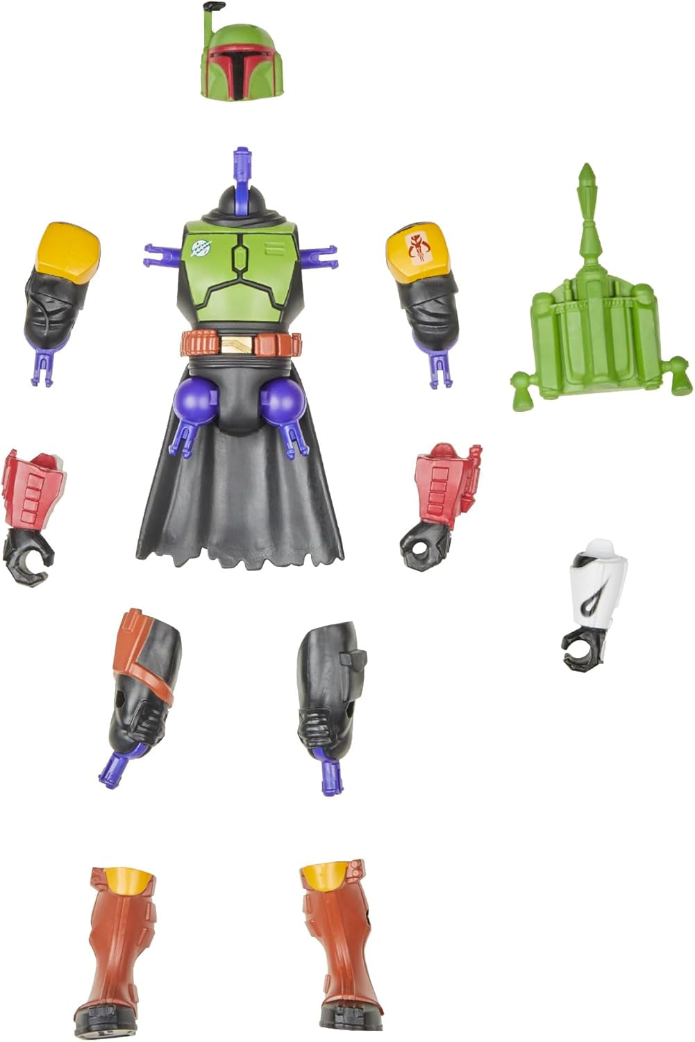 Star Wars Mixmashers Boba Fett Aanpasbare mix-en-match-actiefiguren en accessoires Actiefiguren Naty Shop