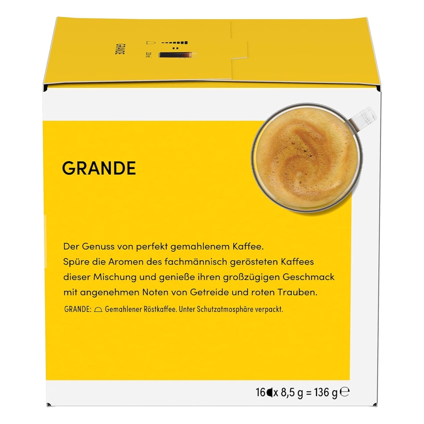NESCAFÉ DOLCE GUSTO Grande Kaffeekapseln 3er-pakket (3 x 16 Kapseln)