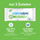 Waterdoekjes Hydraterende en reinigende babydoekjes met 99% water en aloë vera-extract Vochtige doekjes voor gezicht en lichaam Naty Shop