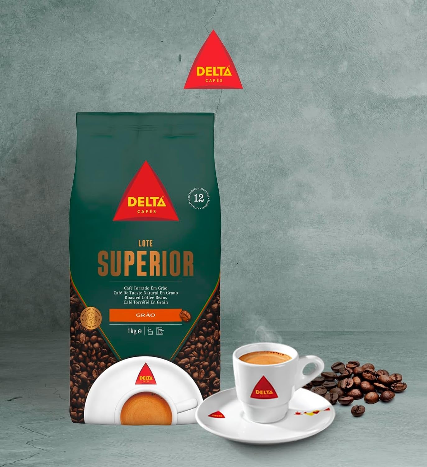 Partij verpakking Delta Superior koffiebonen 1 kg