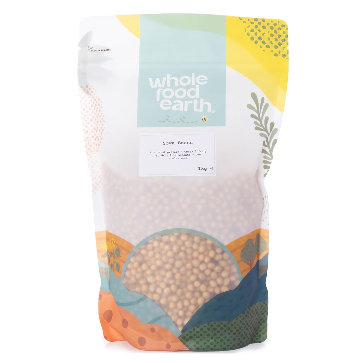 Wholefood Earth soja - non-GMO - natuurlijk - vegan - zuivelvrij - geen toegevoegde suikers 1 kg