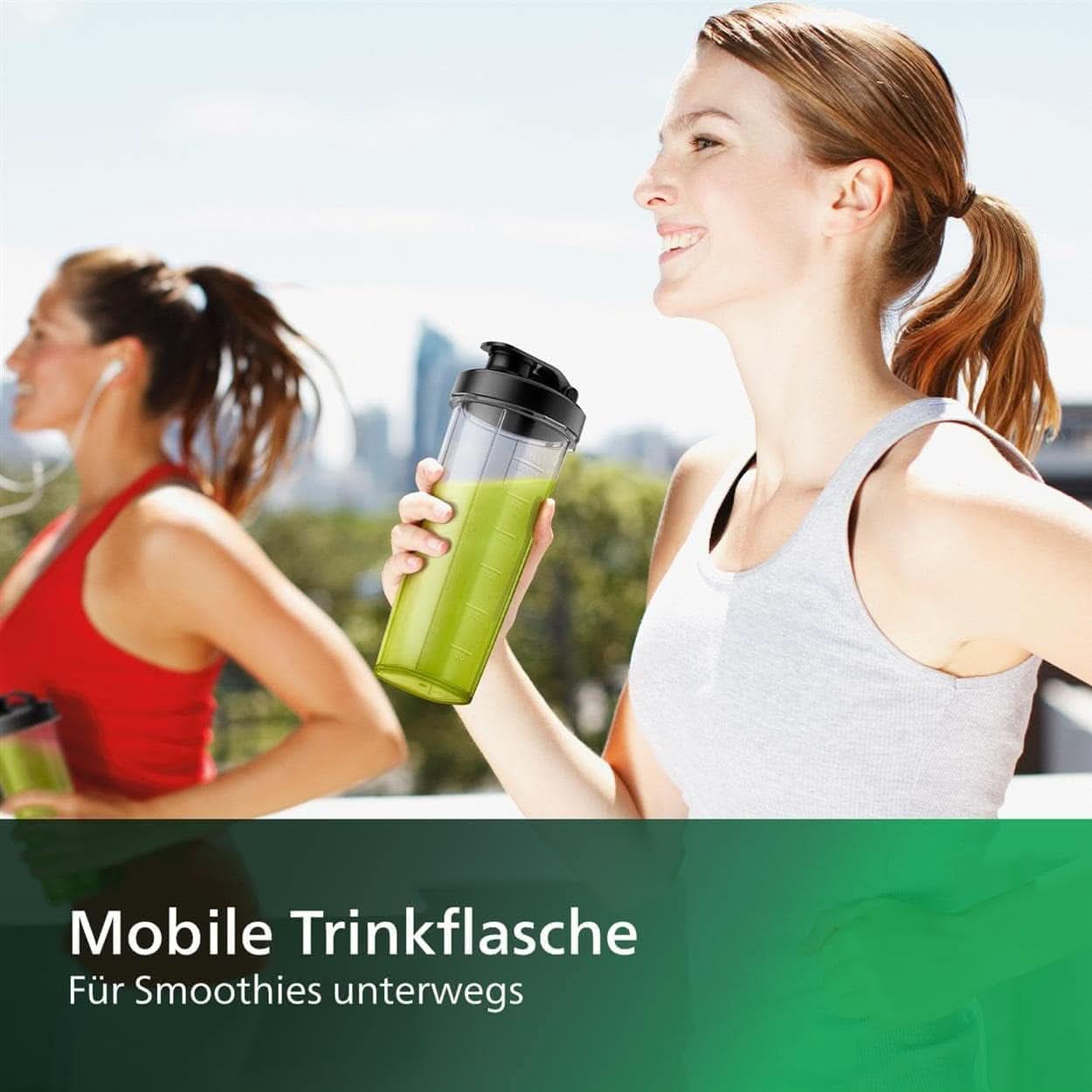 Philips Standmixer en Smoothie Maker – 600W, 2-liter-becher, Homeid-app, 2 elektrische apparaten + impulsfunctie, probleem, ijs-crush-functie (HR2291/41) Keuken Naty Shop