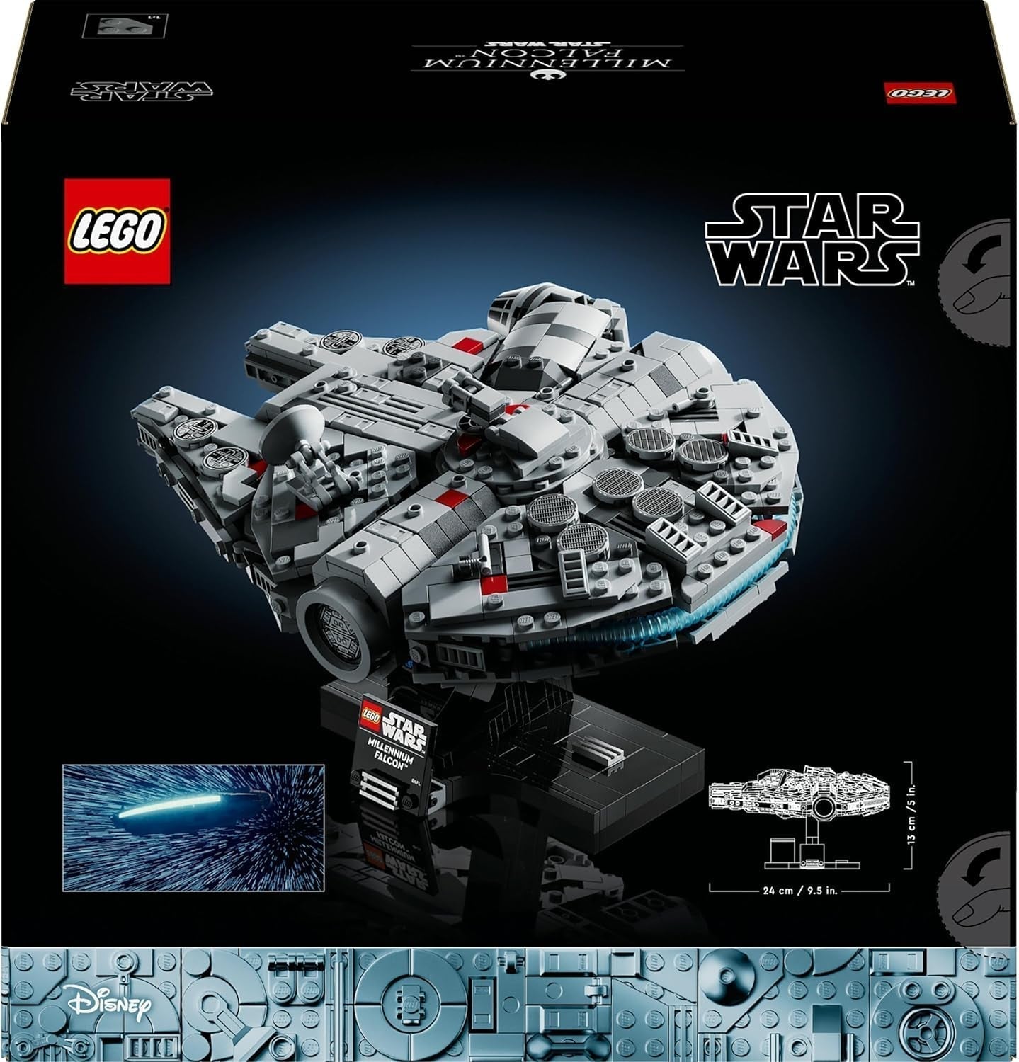 LEGO Star Wars Millennium Falcon 25-jarig jubileumset voor volwassenen Bouwbaar schip A New Hope Verzamelbaar ruimteschip Modelset Cadeaus voor mannen Vrouwen 75375 Bouwsets Bekijk de LEGO-Store