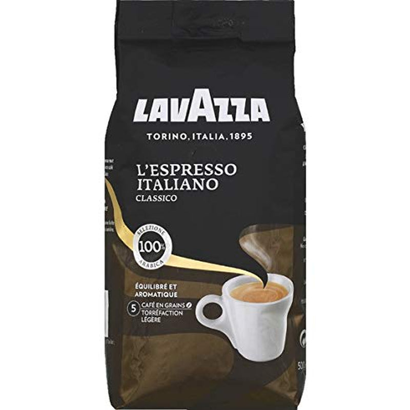 Lavazza Espresso Italiano koffiebonen, 100% Arabica Espresso, evenwichtig en aromatisch, verpakking van 500 g