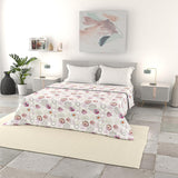 Italiaans beddengoed basic zomerdekbed, bedrukte microvezel, 250X240Cm, cirkel Spreien en dekbedden Naty Shop Morfeo 250X240Cm