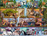 Ravensburger Puzzel 16652 - World of Large Animals - Legpuzzel van 2000 stukjes voor volwassenen en kinderen vanaf 14 jaar ontworpen door Aimee Stewart Puzzel Naty Shop Single