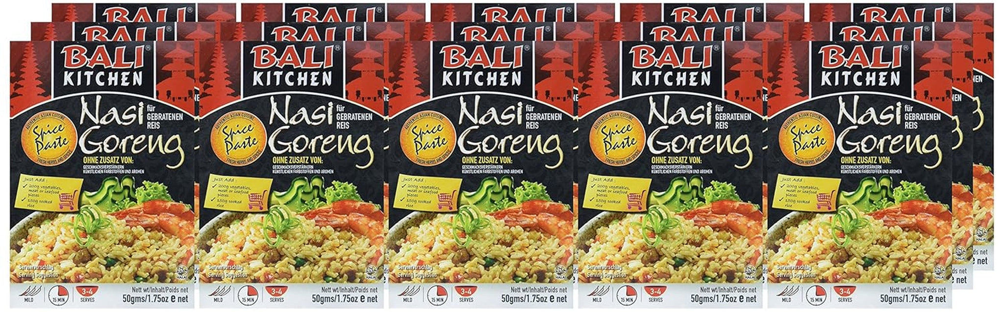 Nasi Goreng, verpakking van 15 (verpakking van 15 x 50 g)