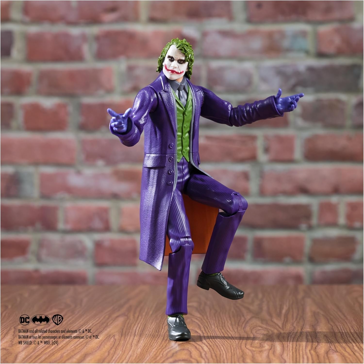 DC Comics the Dark Knight - Joker-actiefiguur Bekend uit de legendarische trilogie de Dark Knight in 30 cm. Vanaf 3 jaar Actiefiguren Naty Shop