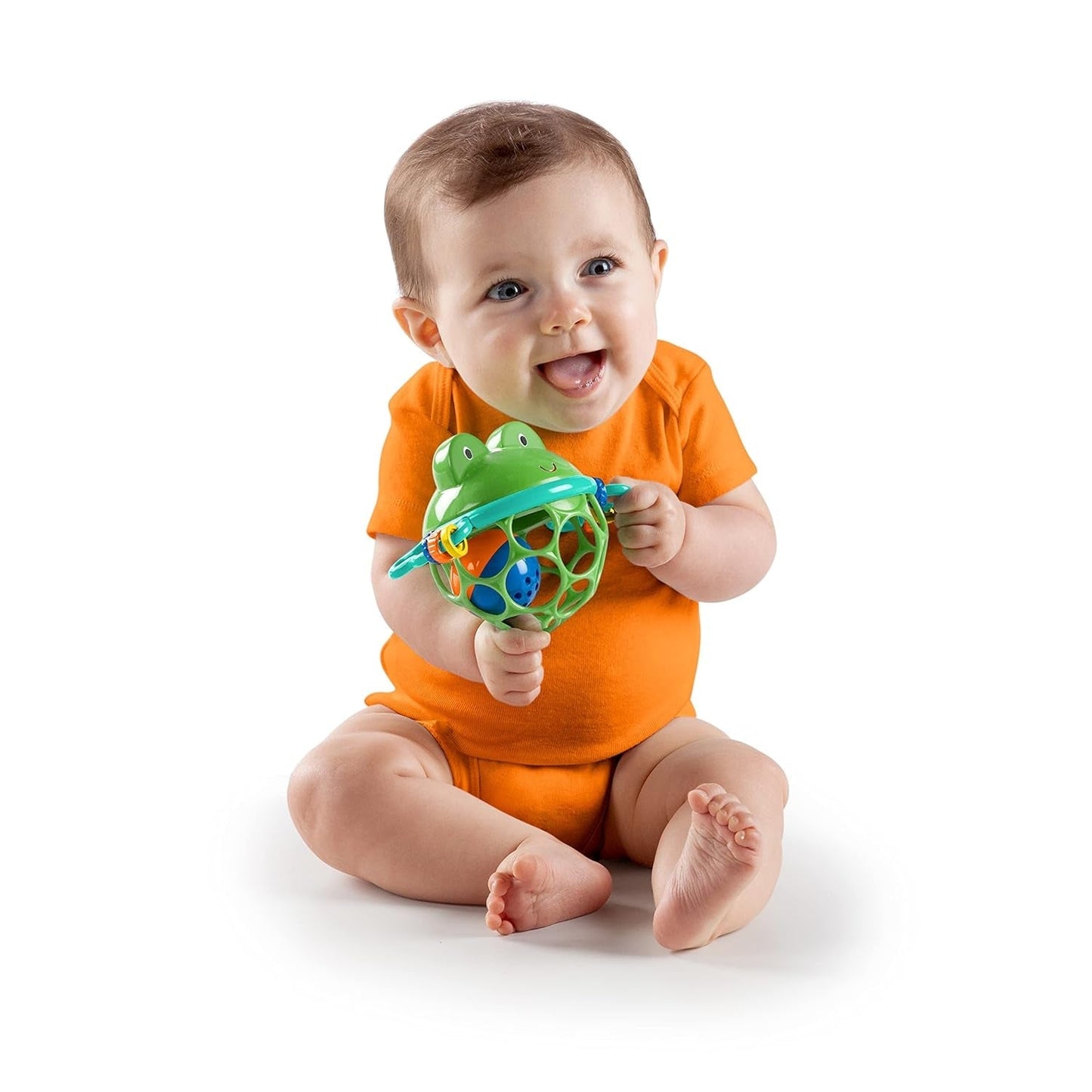 Bright Starts Little Shakers 6-delige cadeauset - Babyrammelaars en bijtringen BPA-vrij Gemakkelijk te vangen Unisex Newborn+
