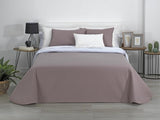 AVA | Boutique omkeerbare quilt | Voor alle seizoenen | Kleur - Wit/Taupe | Voor bed van 120/135 cm. bed. (230 X 270 Cm. Ancho X Alto) | Gewatteerde quilt Quilts en quilts Naty Shop