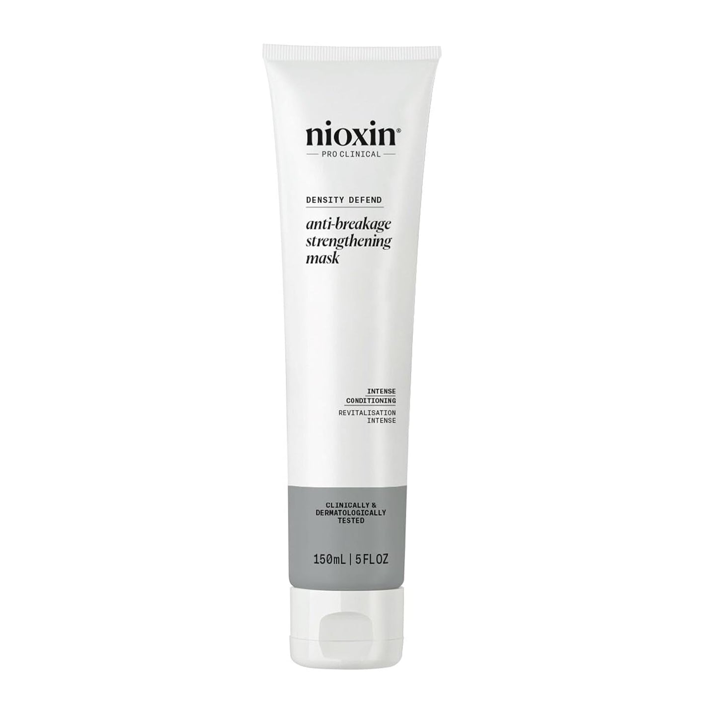 Nioxin Density Defend Anti-Breakage Strengthening Hair Mask - Hydraterend haarmasker tegen haarbreuk, leave-in haarverzorging met vitamine C Naty Shop Haarmasker 150 Ml (1 pakje)