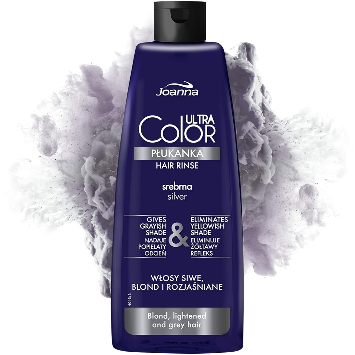 Joanna Ultra Color - Roze kleurconditioner voor blond en licht haar - Pastelroze - Natuurlijke glans - Verwijdert de gele tint uit grijsblond haar - Tijdelijke werking - 150 ml Naty Shop Haarverf Asblonde tint 150 Ml (1 pakje)