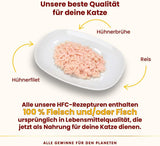 Almo Nature HFC Natural - Natvoer voor volwassen katten - Kipfilet - 280g, verpakking van 12