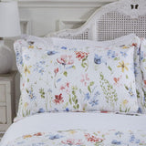 Emma Barclay Spring Meadow gewatteerde sprei met bloemenmotief Spring Meadow sprei tweepersoonsbed Multi, polyester Emma Barclay bedden en dekens