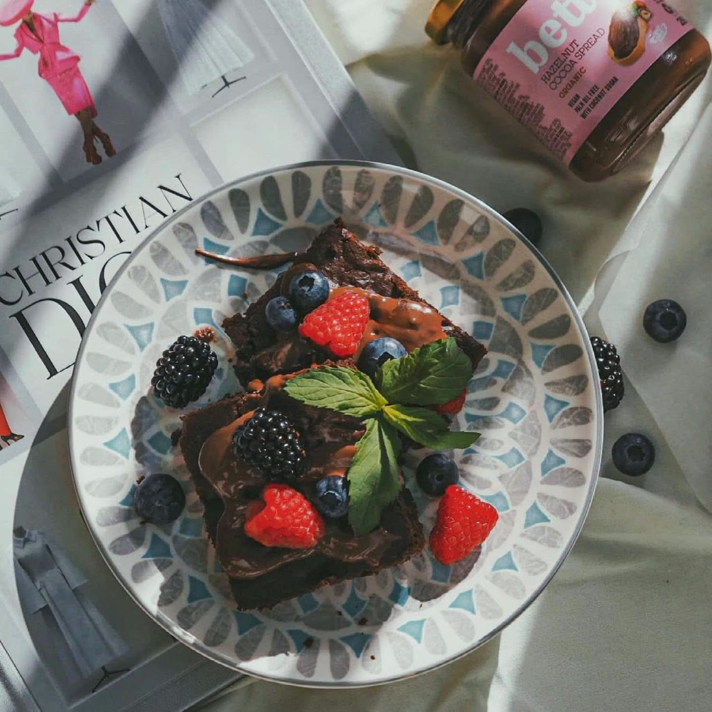 Bettr Organic Brownie Mix - Biologische, vegan en glutenvrije brownies met rijke cacaosmaak, 6 x 400 gram Kitchen Naty Shop