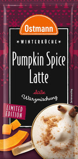 Ostmann Gewürze – Pumpkin Spice Latte Würzmischung, zum Einrühren in Milch met Kaffee of Espresso, met Kürbispulver, 16 g in Beutel (Verpackungsdesign kan abweichen)