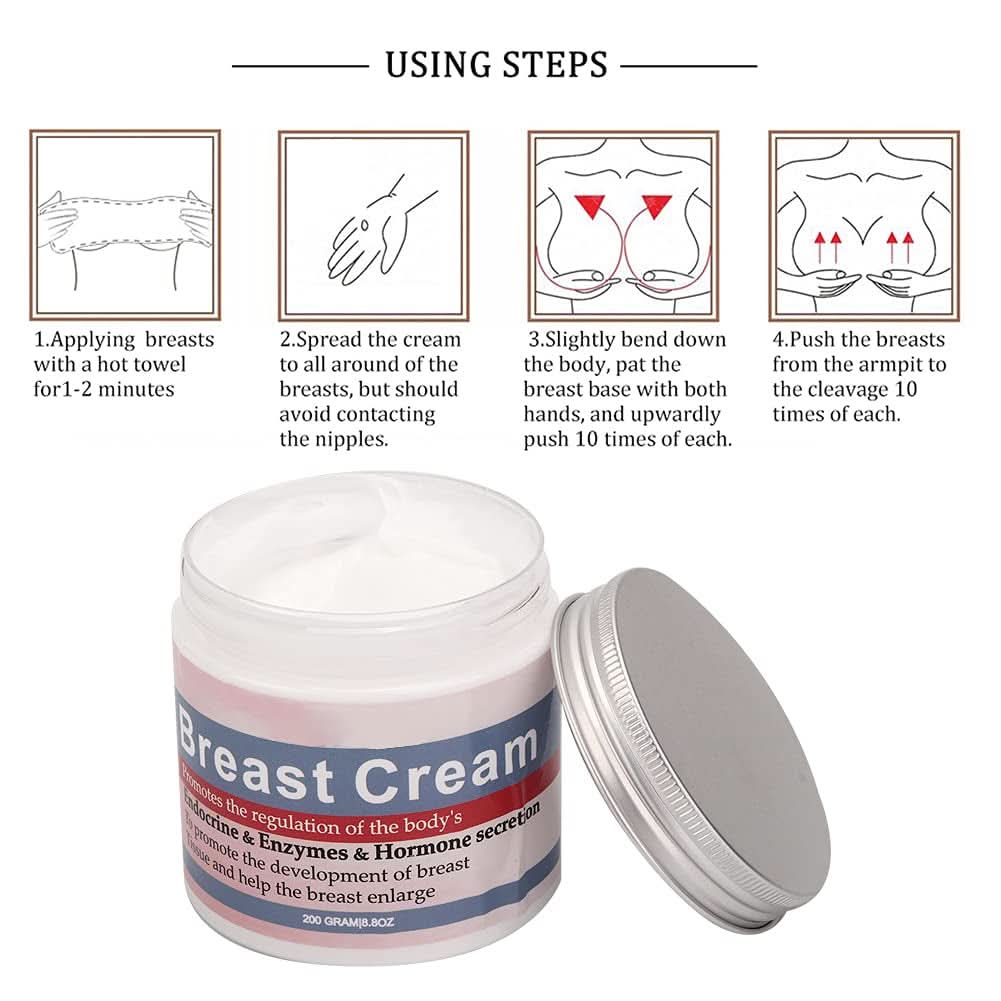 Borstvergrotingscrème, 200G Cosmetica en Schoonheid Naty Shop