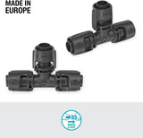 Gardena Micro-Drip-irrigatiesysteem T-stuk 13 mm (1/2"): connector voor 13 mm toevoerleidingen, T-tak, automatische irrigatie, herbruikbaar (13201-20)