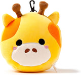 Puckator Giraffekussen, EPS 93% Polyester, 7% Elastaan, Veelkleurig, Standaardformaat Reiskussens Naty Shop