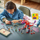 LEGO NINJAGO Chaos Dragon Thundertooth - Speelgoed met 6 Ninja-minifiguren - Rollenspel-bouwset voor jongens en meisjes vanaf 8 jaar - Cadeaus voor Rise of the Dragons TV-seriefans 71832 Bouwsets Beuche in LEGO-Store